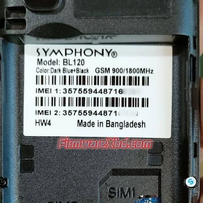 Symphony BL120 HW4 Flash File MT6261