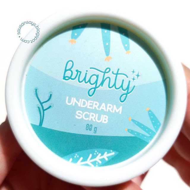 Review Brighty Glowing Underarm Gel dan Underarm Scrub, Cara Mencerahkan Ketiak Dengan 2 Produk