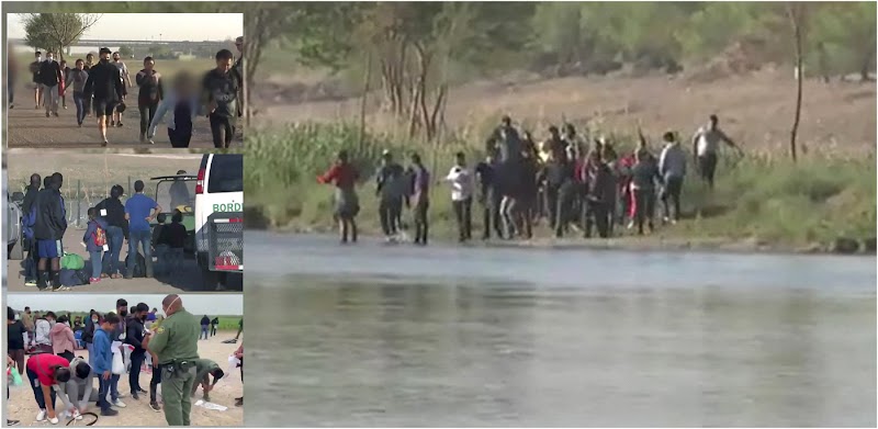 Dominicanos junto a migrantes de otros países cruzan el río Bravo para buscar asilo en Estados Unidos  reporta la cadena FOX News 