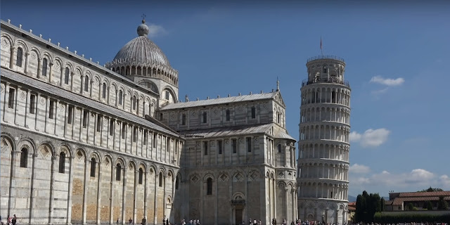 Leaning tower Tuscany Italy