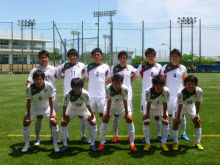 三頭の獅子 試合前の集合写真