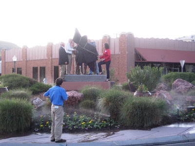 Unveiling of Robert Gardner monument in St. George, Utah.