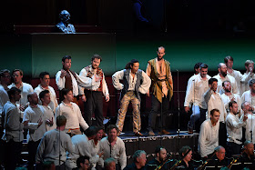 Berlioz: Benvenuto Cellini - Vincent Delhoume, Michael Spyres, Adele Charvet, Ashley Riches- BBC Proms (Photo BB*C / Chris Christodoulou)