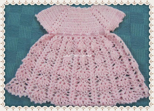 Maisie's baby dress - free crochet pattern from Sweet Nothings Crochet