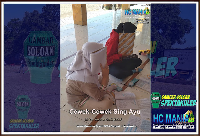 Gambar Soloan Spektakuler - Gambar Siswa-Siswi SMA Negeri 1 Ngrambe - Buku Album Gambar Soloan Edisi 12