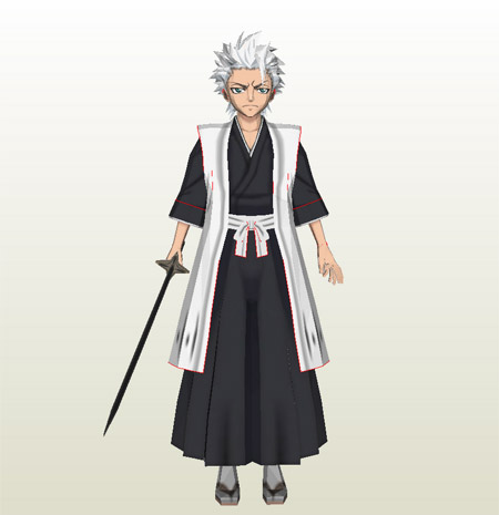 Toshiro Hitsugaya Papercraft
