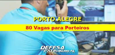 Defesa Patrimonial abre 80 vagas para Porteiros em Porto Alegre