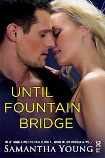 romance novel cover, new adult romance, until fountain bridge by samantha young