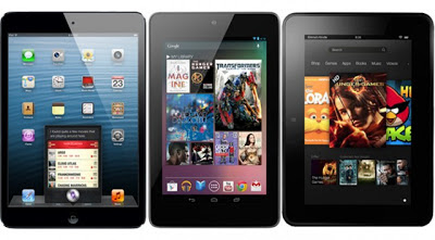 iPad Mini vs. Nexus 7 vs. Kindle Fire HD