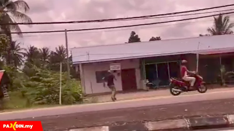 [Video] Kereta Peronda Polis Mengejar Penunggang Motosikal tular di media sosial