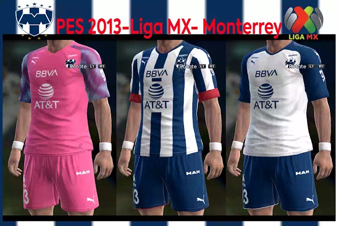 Kits PES 2013: Rayados Monterrey 19-20 