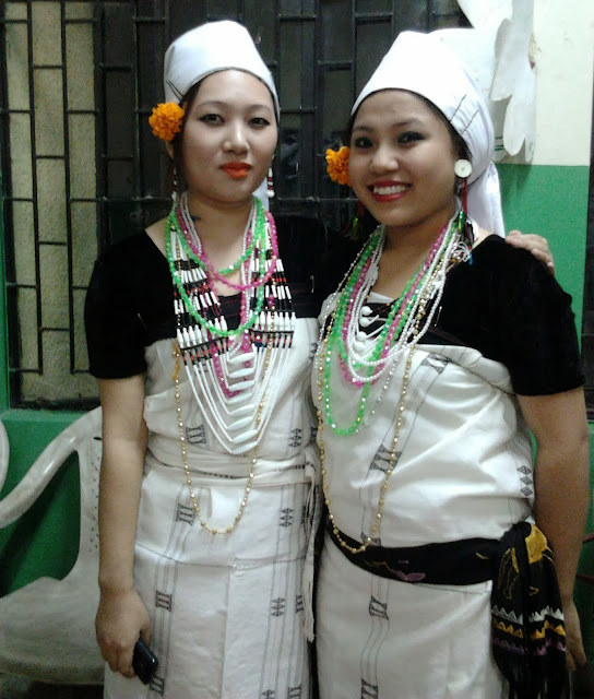 Maring women with traditional dress