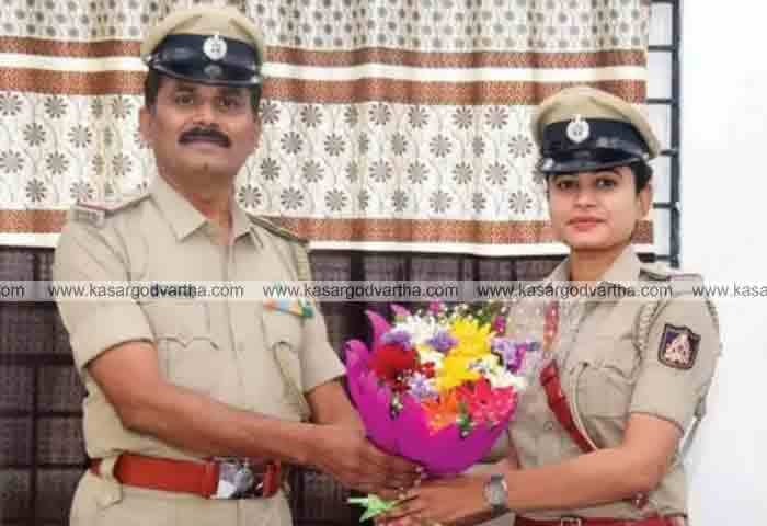 Mangalore, News, National, Police, Father, Daughter, Mandya, Watershed moment as PSI dad passes baton to daughter in Mandya