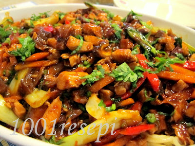 Koleksi 1001 Resepi: wantan noodle in soy sauce