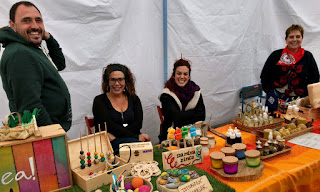 Mercado de artesanos en las fiestas de Rontegi