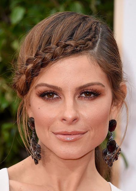 maria menounos penteado golden globe