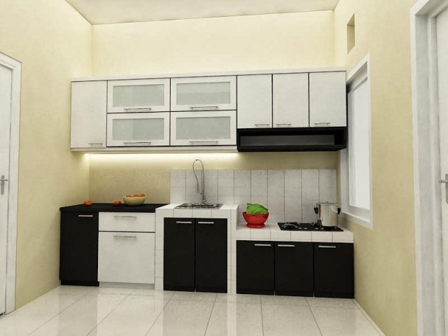 Contoh desain dapur minimalis type 36