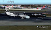 An 'All Black' Boeing 777300 ER. Air New Zealand unveils this 2012 the new . (anz allblk )