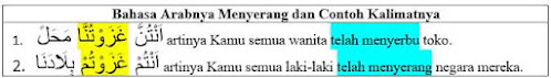 Bahasa Arabnya Menyerang dan Contoh Kalimatnya