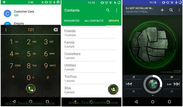 Hulk theme for Cyanogenmod 12 ( Cm12 )