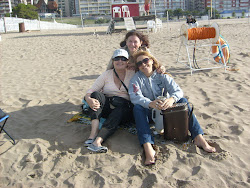 Disfrutando una rato de la playa