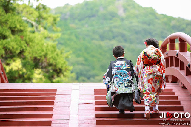 丹生都比売神社への七五三出張撮影