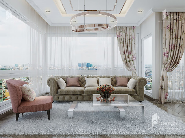  Thiết kế nội thất căn hộ Đảo Kim Cương 118m2