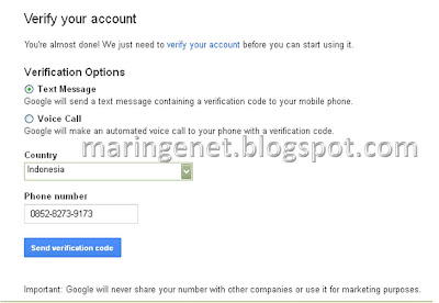 Membuat email Gmail, create Gmail Account