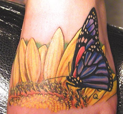 Sunflower tattoo designs are a magnificent and vibrant choice of artwork 