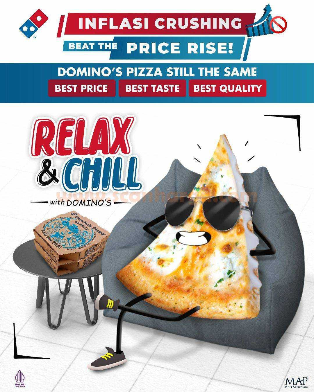 Promo Domino's Pizza Weekend Special – DISKON 40% untuk 2 Medium Pizza