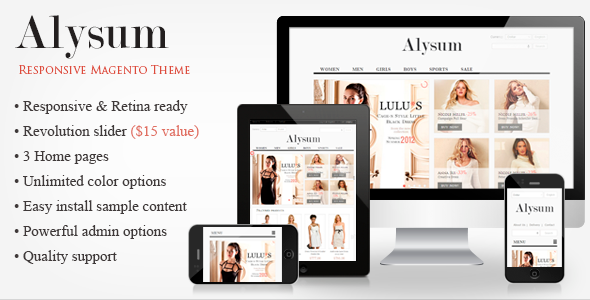  Premium Responsive Magento Template