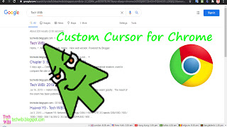 custom cursor in chrome browser
