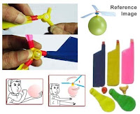 Balloon Helicopter Toy