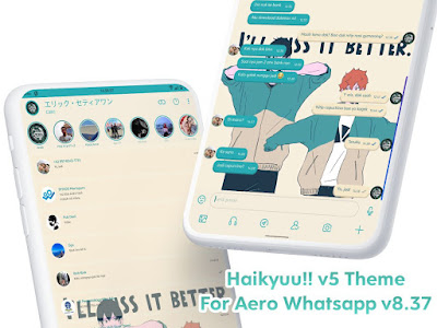 Tema Anime Haikyuu!! Untuk Whatsapp Aero Terbaru Dan Keren