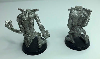 Old School Metal Converted Blood Bowl Snotling Stone Trolls