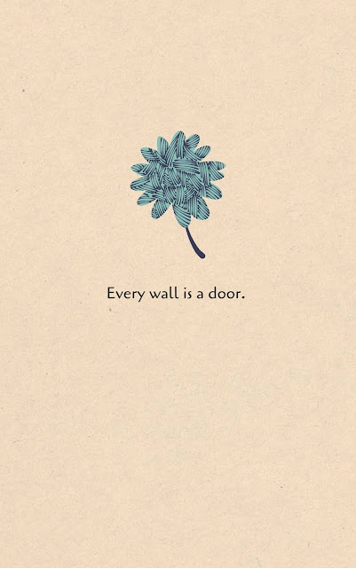 Inspirational Motivational Quotes Cards #7-27 Every wall is a door. Ralph Waldo Emerson