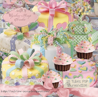 http://cajoline-scrap.blogspot.com/2009/09/freebie-13-tubes-gourmandise-avec.html