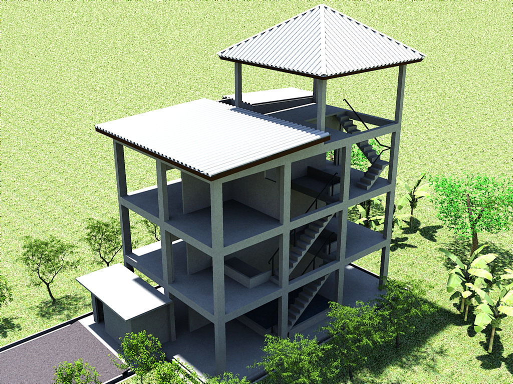 My design: Swiftlet House Design 3D images Part 2