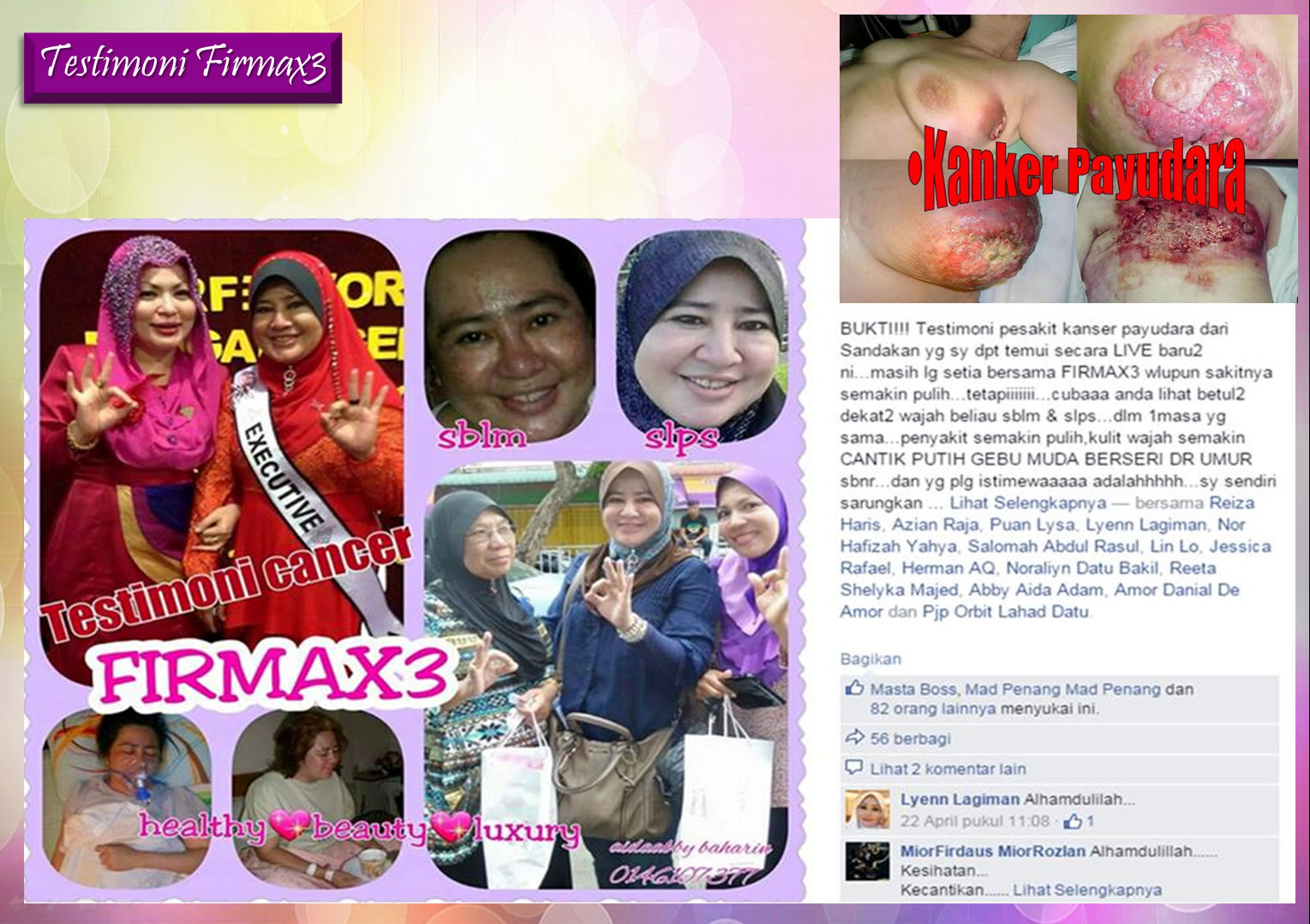 Testimoni Firmax3 Cream Indonesia