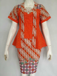 Model Batik Dress Peplum