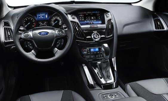 Interior view of 2012 Ford Focus
