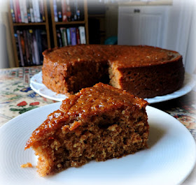 Lemon Gingerbread Drizzle Cake