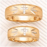 A pair of rings that religious.