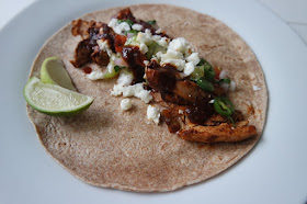 barbecue chicken tacos