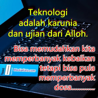 Gambar DP BBM Lucu dan Menarik | Teknologi adalah karunia dan ujian dari Alloh. Bisa memudahkan kita memperbanyak kebaikan tetapi bisa pula memperbanyak dosa...