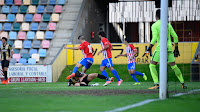 Partido del Barakaldo con el Sporting B