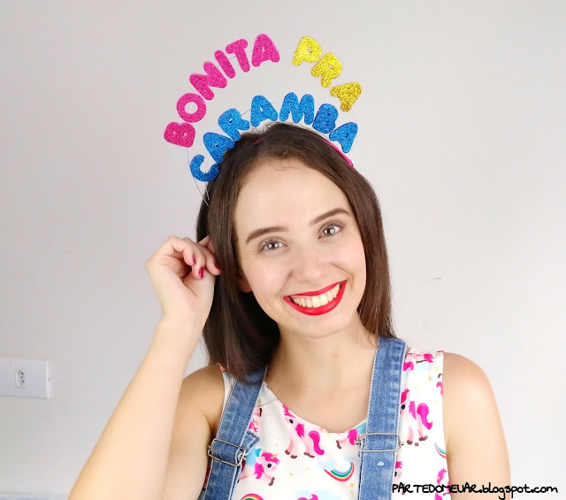 tiara para carnaval