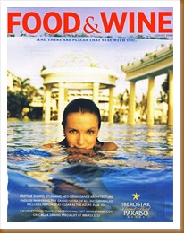 food and wine ad