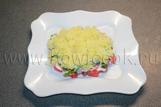 рецепт салата семга под шубой с пошаговыми фото