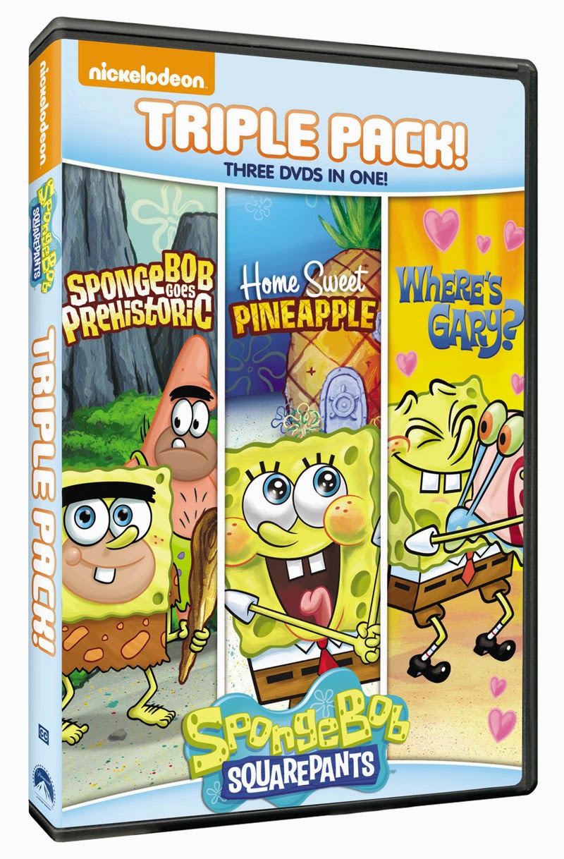 Want To Win The Spongebob Triple Pack DVD Enter The Giveaway